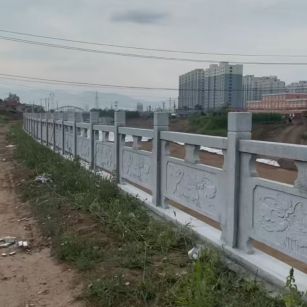 保定 石材河道栏杆