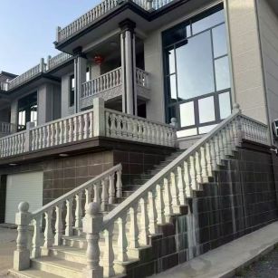 保定 芝麻白别墅阳台栏杆，楼梯栏杆