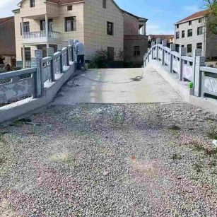 保定 芝麻灰花岗岩桥栏杆