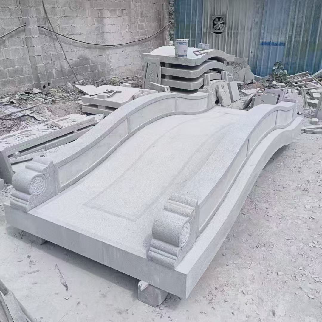 保定 芝麻灰花岗岩园林景观 小石桥