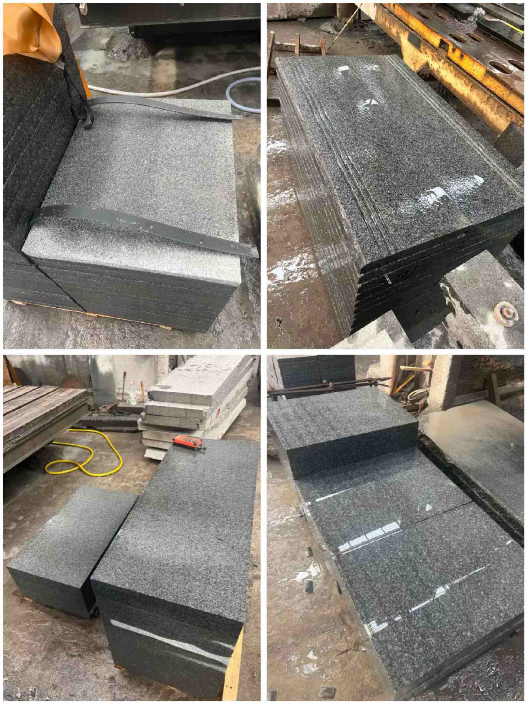 保定 芝麻黑地铺石材