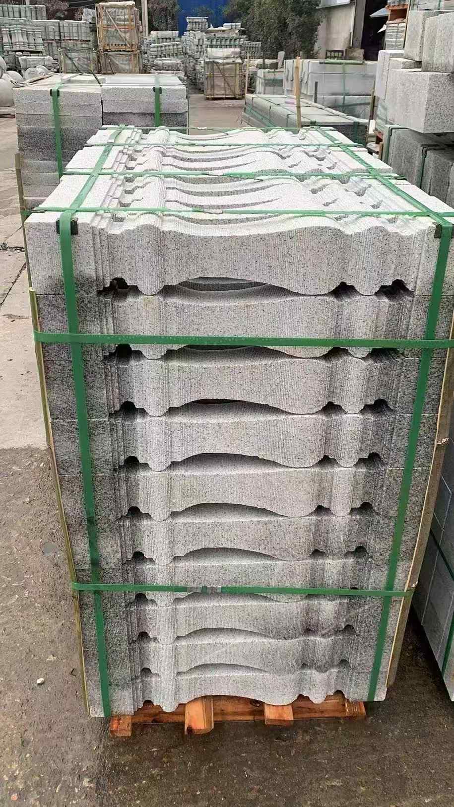 保定 芝麻白方形拉丝面，栏杆花瓶柱