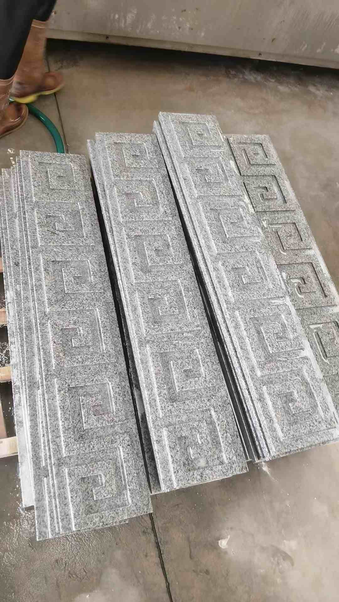 保定 别墅回纹线条，雕刻