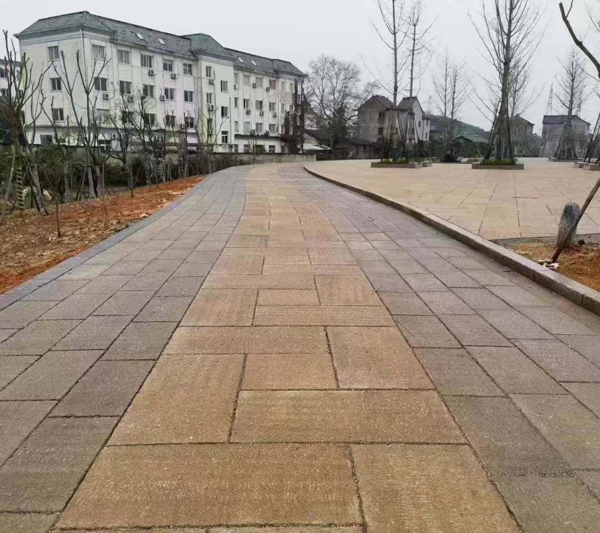 保定仿古石铺装效果
