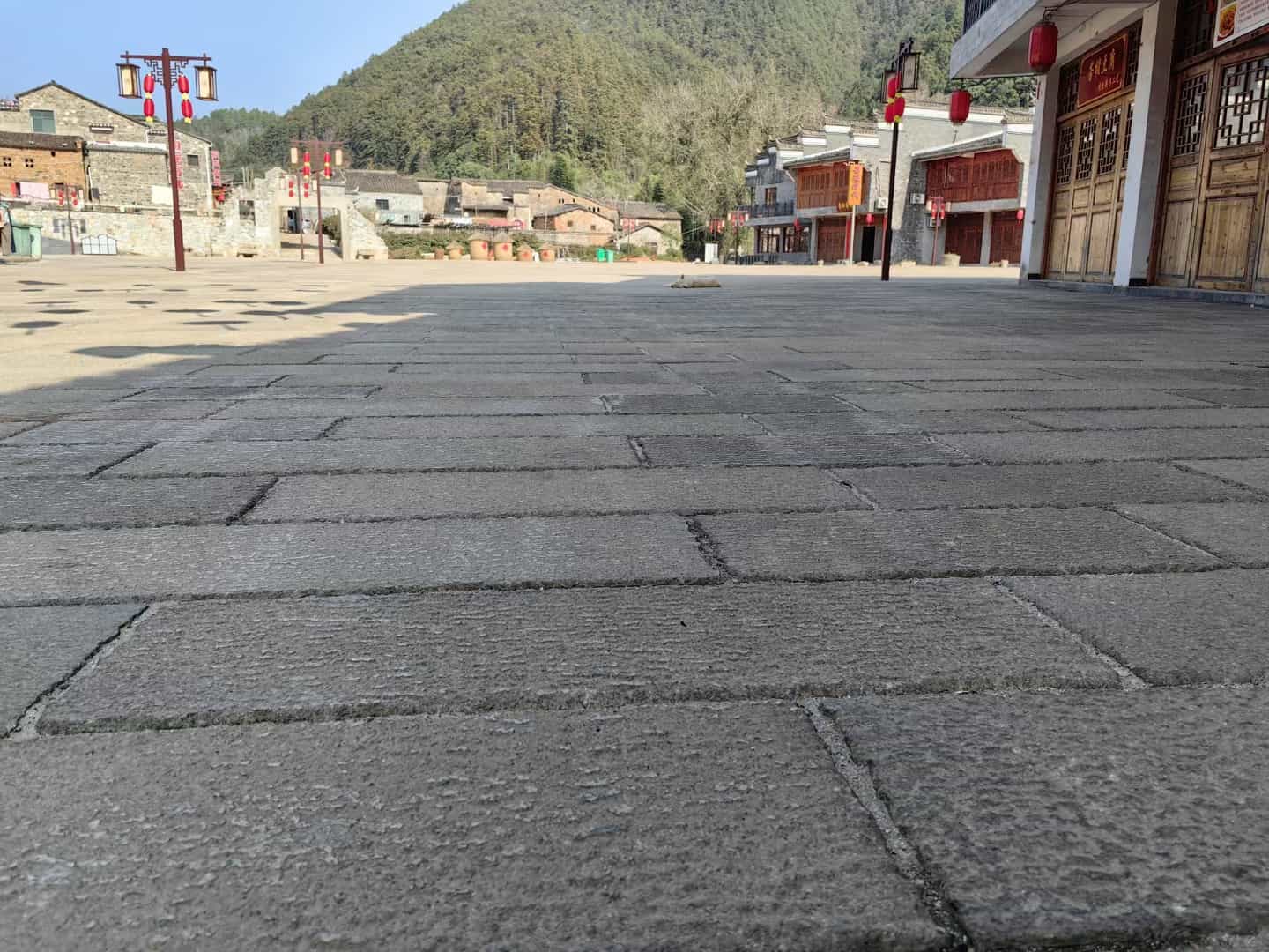 保定仿古石铺装效果