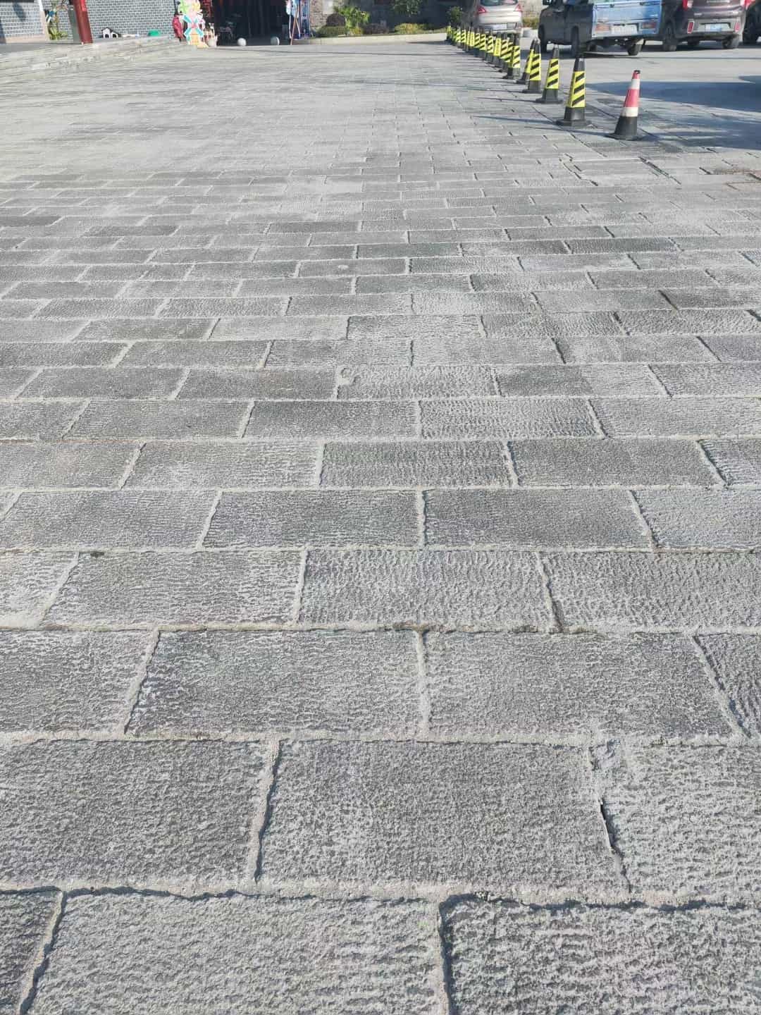 保定仿古石铺装效果