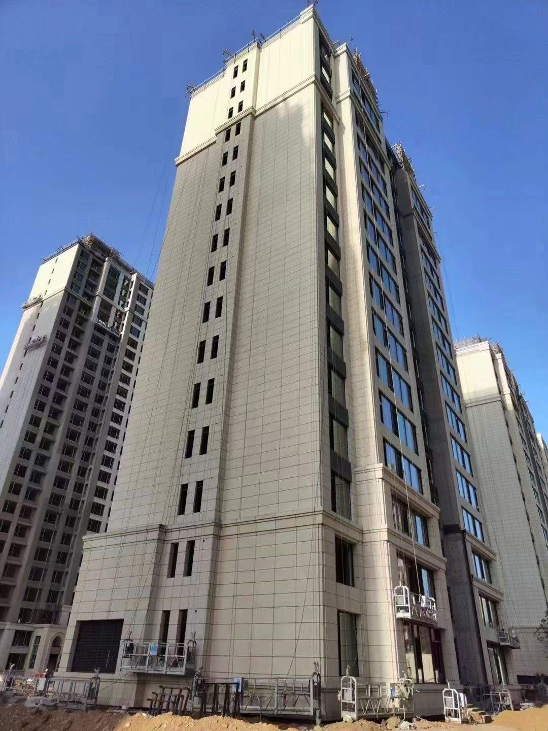 保定黄金麻高端小区，外墙干挂