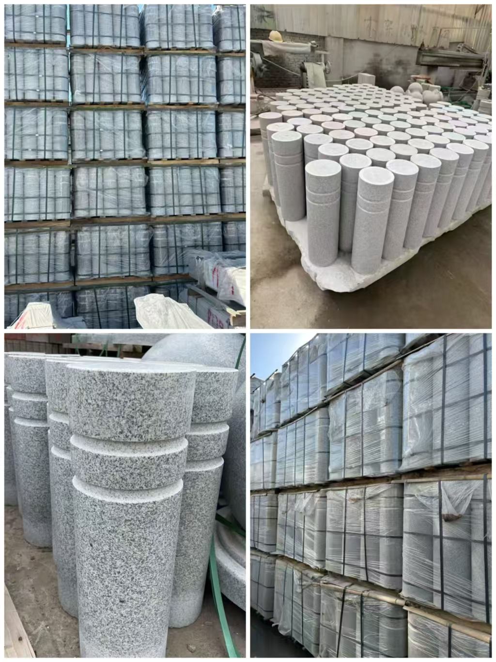 保定 芝麻白花岗岩挡车柱、隔离柱多少钱