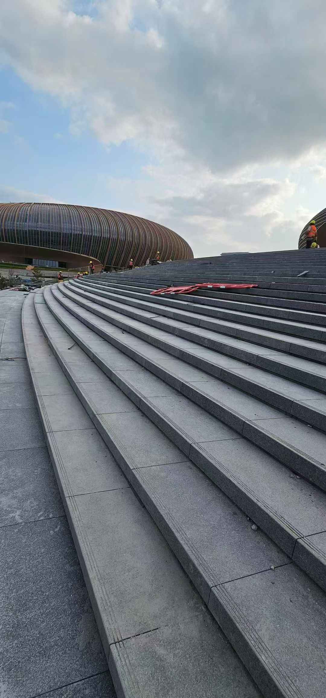 保定 弧形整石台阶铺装效果图