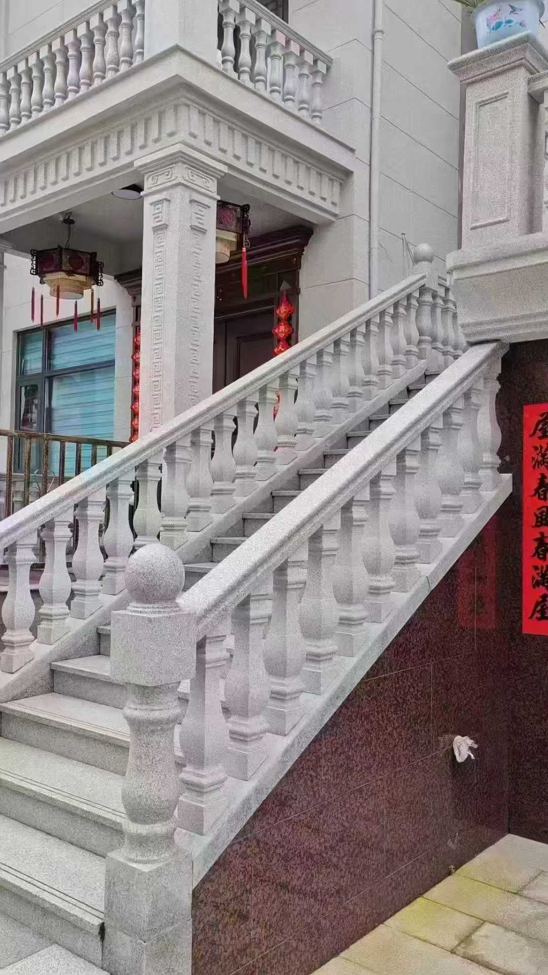 保定 天然石材 阳台庭院护栏、栏杆